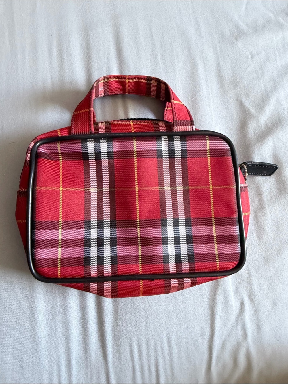 Burberry Red Plaid Mini Handbag